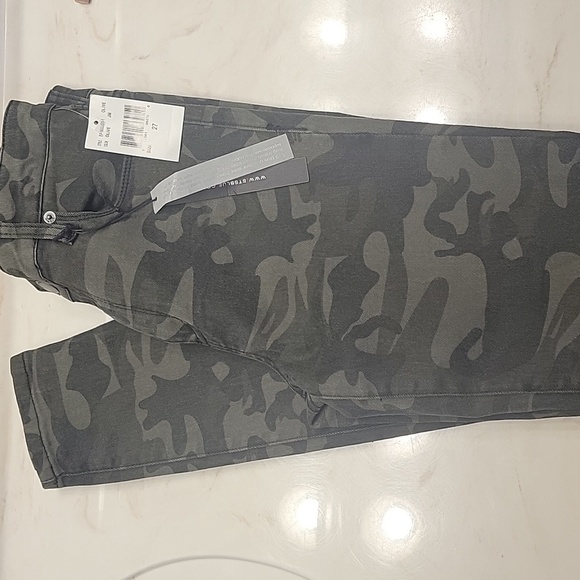 STS BLUE NWT high rise camo ankle jeans size 27 - Picture 1 of 7